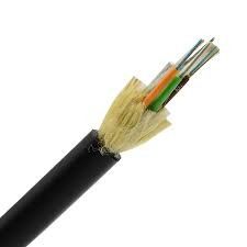 Single Jacket Outdoor Aerial ADSS Fiber Optic Cable 24 48 96 Core Span 100m