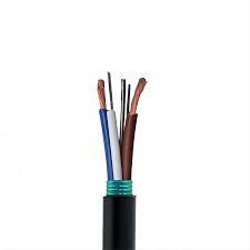 Outdoor Type 4/8/12/24 Core 1-2.5mm² Optical Monitoring Hybrid Composite