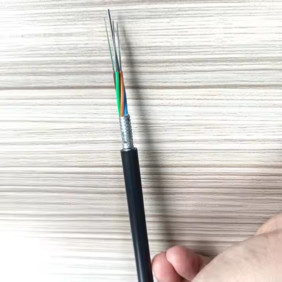 Outdoor Armored Fiber Optic Cable GYTS GYTA 12 16 24 36 48 96 144 288 Cores Overhead Underground Duct