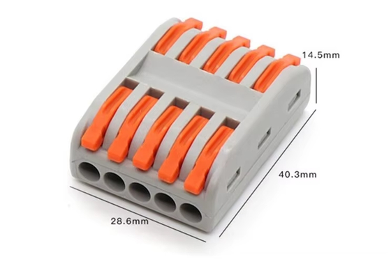 LED Lighting Wire Connector Quick 1-in-2-out Terminal Block 2-in-4-out Wire Splitter 3-in-6-out Terminal Box for Outdoor