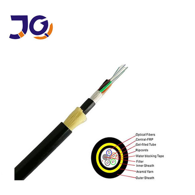 Fibra Optica 24 48 96 Hilos ADSS Span200m 48 96 144 Core Single/Double Jacket ADSS ASU Fiber Optic Cable