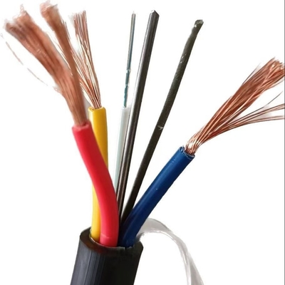 Hybrid OPLC Fiber Optic Cable with Copper Conductors for FTTH