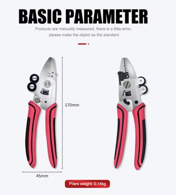 9-In-1 Optical Fiber Stripper Fiber Optic Pliers Optical Cable Stripper