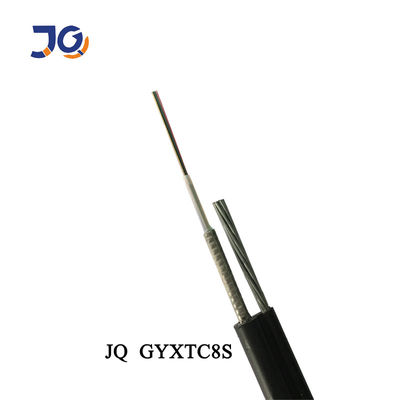 Single Mode Outdoor Figure 8 Self-supported Armored Outdoor Fiber Optic Cable GYXTC8S For Aerial