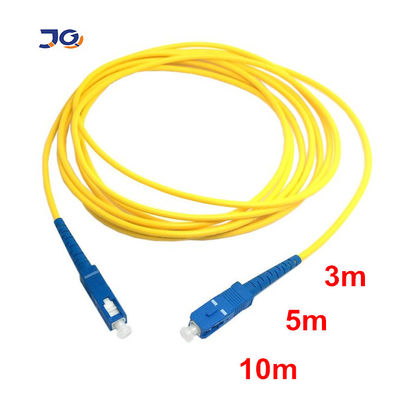 Quality  SC APC to SC UPC Fiber Optic Patch Cord 3mm LSZH Single Mode Optical Cable 1m 2m 3m FTTH Jumper factory
