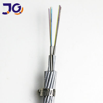 Quality  OPGW Optical Power Ground Wire Fiber Optic Cable 24 48 Core Single Mode Overhead Power Transmission factory
