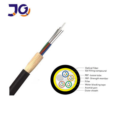 Single Jacket ADSS Fiber Optic Cable 80m 100m 120m Span