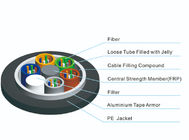 Aluminum Tape Single Mode 96 Core GYTA Outdoor Fiber Optic Cable