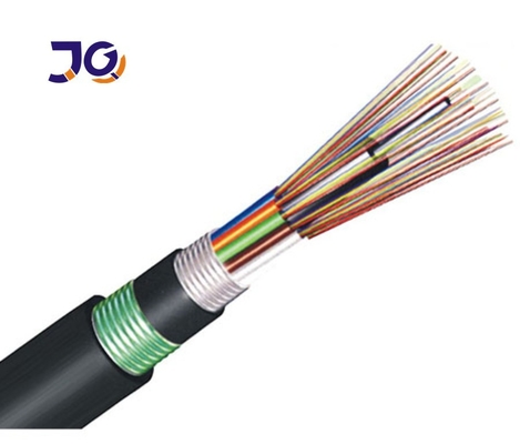 Fiber Cable GYTS Armoured Duct 24 48 96 144 288 Cores Optical Fiber Cable