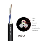 Mini ADSS 12 Core ASU Fiber Optic Cable Self Supporting Span 80m