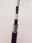 Double Sheath 24 Cores GYTA53 Underground Fiber Optic Cable  Single Mode