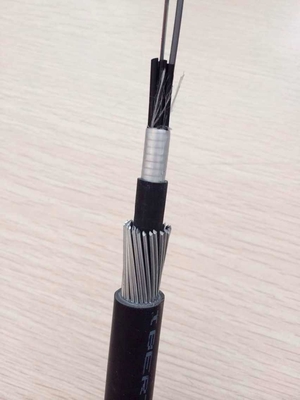 Underground Fiber Optic Cable GYTA33 24 32 36 48 72 96 144 Cores G652D SM Submersible  Underwater Cable For Direct Buried Laying