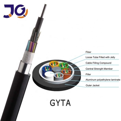 192 Cores Armoured Steel Tape GYTA GYTS GYFTY53 Fiber Optic Cable