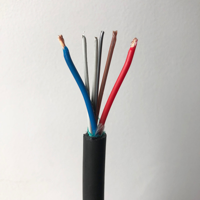 G652D 6 8 Core Photoelectric Hybrid Fiber Optic Cable With 2 Copper Power Wires OPLC