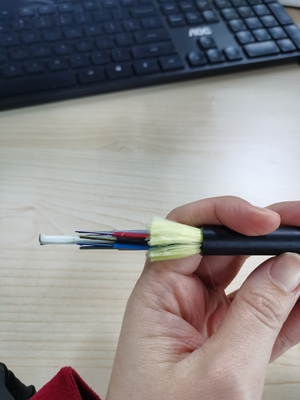24 hilos 48 core ADSS Aramid Yarn Cable Fibre Optic Cable 80m 100m120m 200m Sspan fibra optica Factory Price