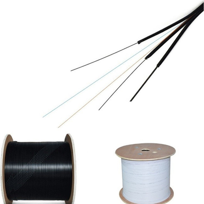 1km 2km 3km Plywood Drum FTTH Fiber Optic Drop Cable 1 Core Single Mode Indoor Optical Fiber Cable
