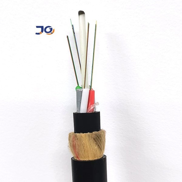 Overhead Outdoor Single Jacket Multi Cores Singlemode  ADSS Fiber Optic Cable