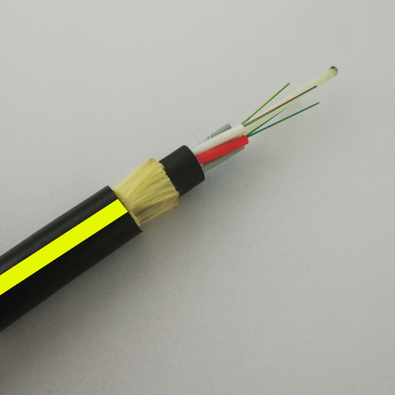 200m Span ADSS Fibre Cable 12 Cores Fiber Optic Cable ADSS