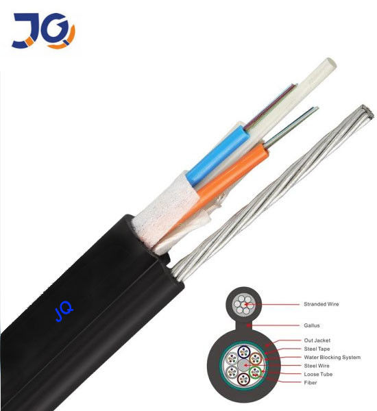 12 24 48 96 Core Fiber Optic Cable Outdoor Self Supporting Aerial Fig