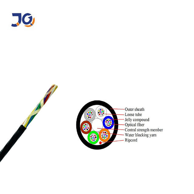 HDPE Micro Duct Air Blown Fiber Optic Cable GCYFTY 24 48 72 144 Core