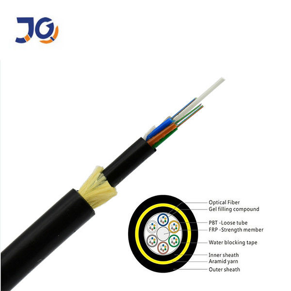 All Dielectric Self Supporting ADSS Span 100m Fiber Optic Cable 24 Cores