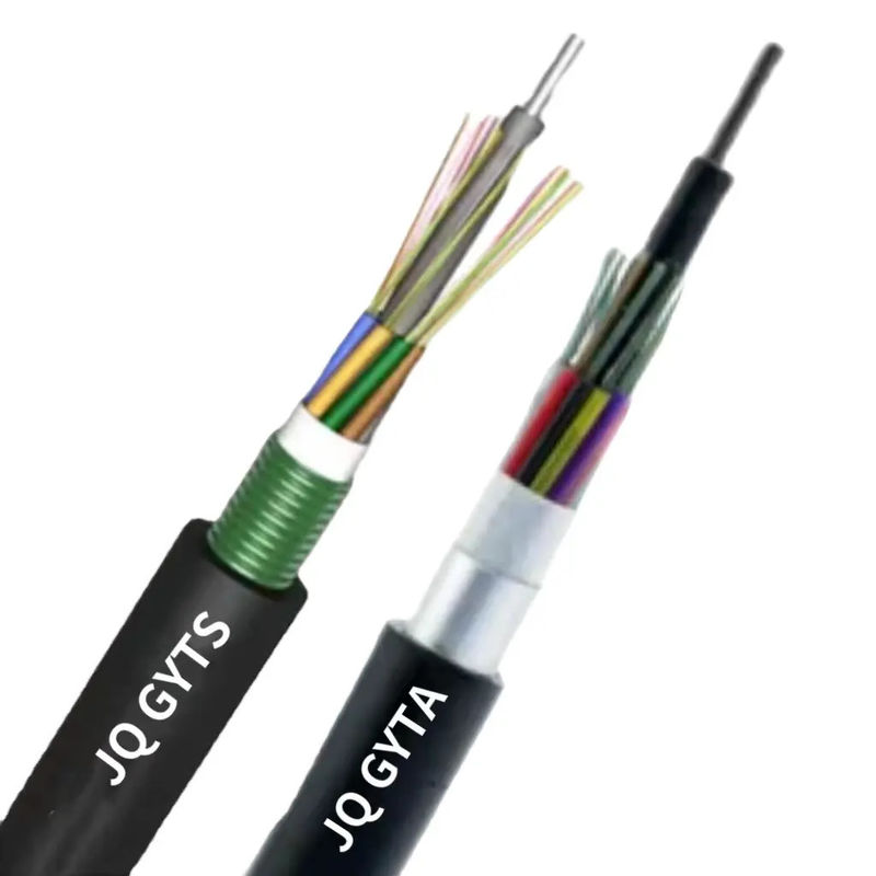 2 To 288 Core GYTA GYTS Armored Fiber Optic Cable Outdoor Underground Direct Buried G652D