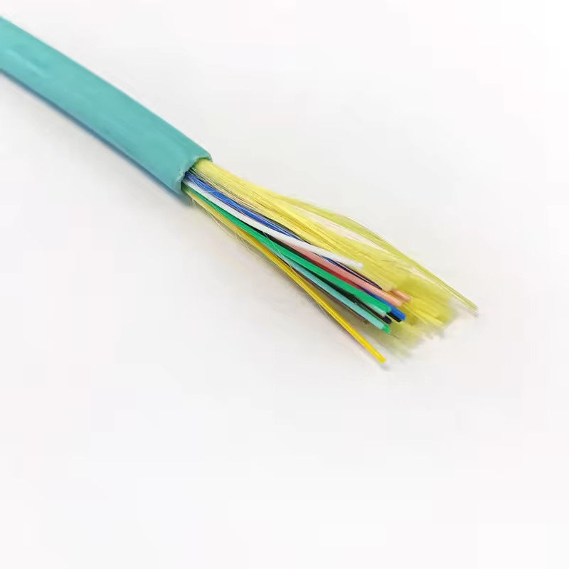 2 4 6 12 core Indoor optical fiber cable GJFJH LSZH outer sheath tight buffered fiber