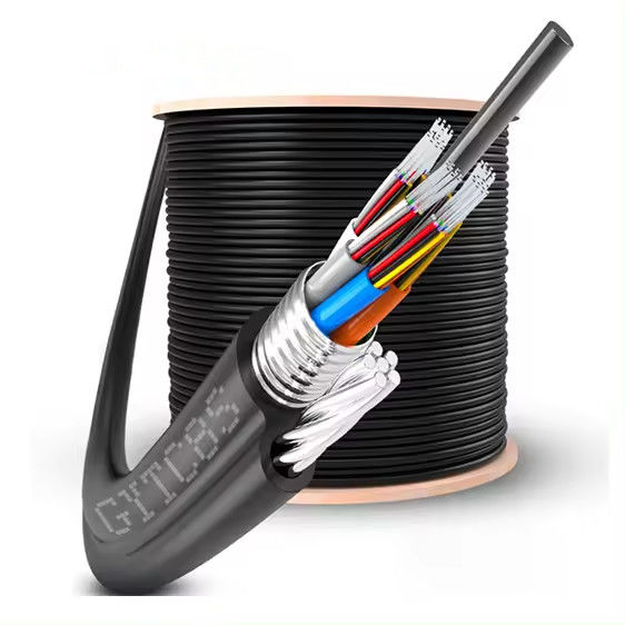 Outdoor Overhead Self Supporting Figure 8 Fiber Optic Cable GYTC8S GYXTC8S GYFTC8S Steel Tape Armored Fiber Optic Cable