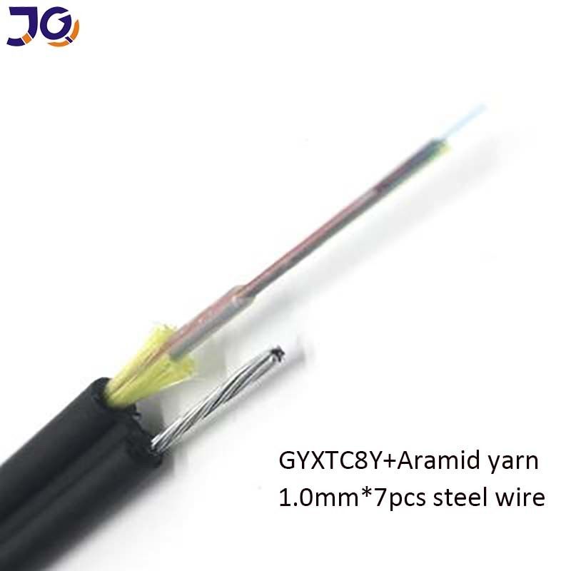 4 Core 6 Core 12 Core Fiber Optical Cable With Steel Wire Mini Figure 8 Cable Gyxtc8y Gyxtc8a