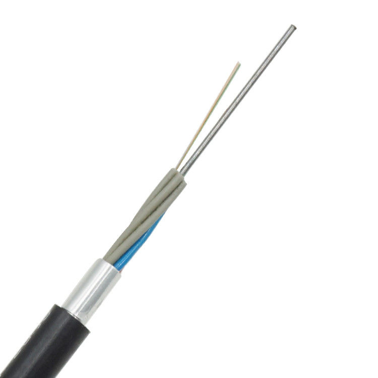 ISO G652 Steel Central Strength Member Outdoor Fiber Optic Cable