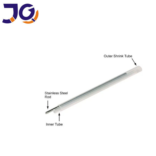 60mm  Steel Wire Shrinkable Fiber Optic Splice Tube Protection Sleeve