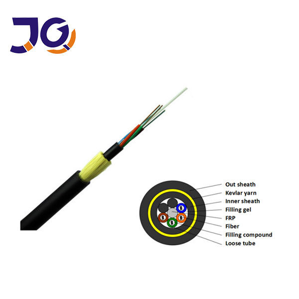 Aerial ADSS Fiber Optic Cable 12 24 48 96 Cores G652D G657A
