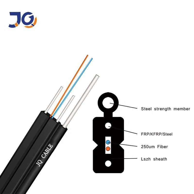 4 Core Self Supporting G657A1 Aerial Drop Cable GJYXCH