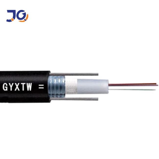 outdoor single mode G652D 4 6 8 12 16 24 core armoured fiber optical cable with steel wire fibra optic gyxtw