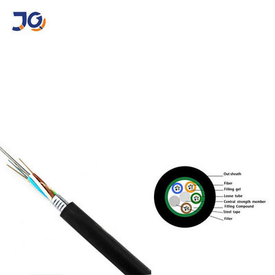 Fiber Cable GYTS Armoured Duct 24 48 96 144 288 Cores Optical Fiber Cable