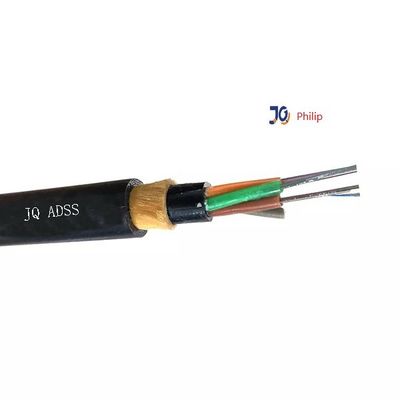 no metal singlejacket double jacket multi cores  ADSS Fiber Optic Cable with HDPE