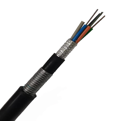 Underground Direct Buried Fiber Optic Cable Gyta53 Armoured G652d 24 Core Fiber Optic Cable