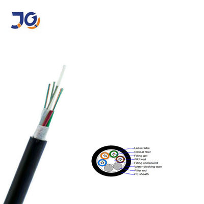 Outdoor 144 Core Fiber Optic Cable GYFTY GYTY Multi Mode Loose Tube Telecom Cable