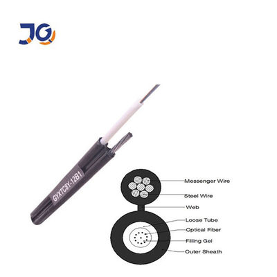 Fiber Optic 12 24 48 96 Core Single Mode Self-Supporting Aerial Fig 8 GYTC8S GYTC8Y Fiber Optic Cable