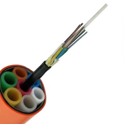 96 Core GCYFY Air Blown Micro Duct Fiber Optic Cable Stranded Loose Tube High Speed Communication