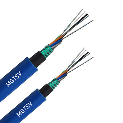 MGTSV 24 Core Single Mode Armored Fiber Optic Cable Outdoor Mining Duct Cable G652D