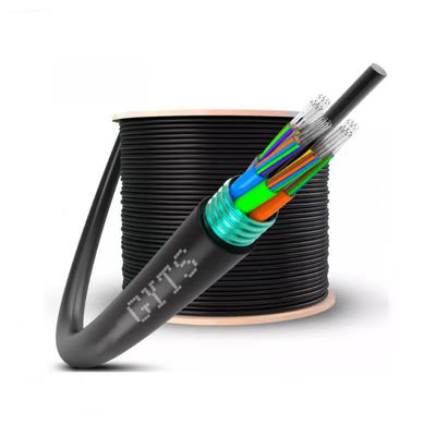 2~144 Cores Communication Cable GYTS G652D Outdoor Fiber Optic Cable Armored With Steel Tape Or FRP