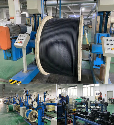 12 24 48 96 144 Core Direct Buried GYXTW53 Double Sheaths Double Armors Fiber Optic Cable