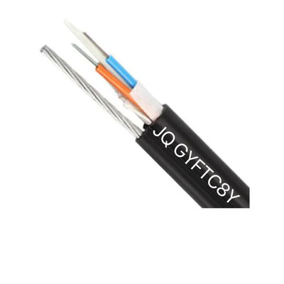 GYFTC8Y Outdoor Optical Fiber Figure 8 Cable Stranded Loose Tube FRP Strength Member Aerial Cable