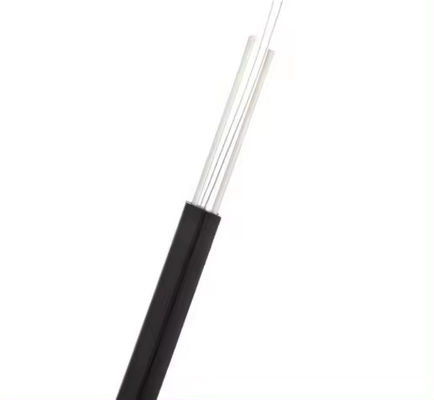 2 cores 4 cores FTTH fiber optic cable flat cable GJXH/GJXFH with steel wire or FRP