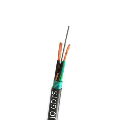 Photoelectric Hybrid fiber optic cable GDTS armoured with corrugated steel tape