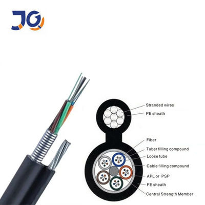 Stranded Loose Tube Figure 8 Shape Self-Supporting Single Mode OS2 Optical Fiber Cable, GYTC8S