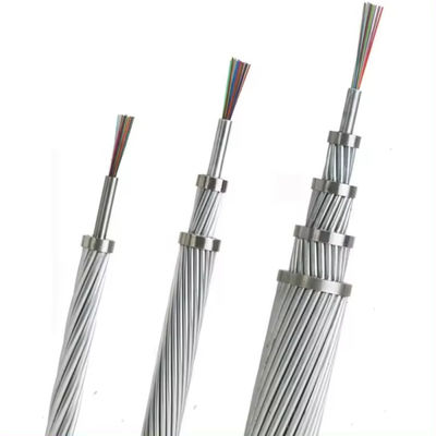 OPGW Power Optical Fiber  4/6/8/12/24/36/48 Core Single Mode Composite Overhead Ground Wire Armored Communication Cable