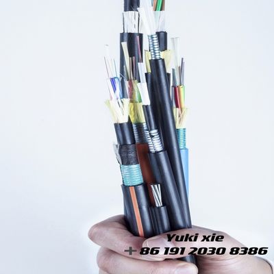 Hot Sale Singlemode Aerial Fiber Optic Cable 12 24 48 96 144 Core Fibra Optica Adss/asu/gyxtw/gyta For Duct
