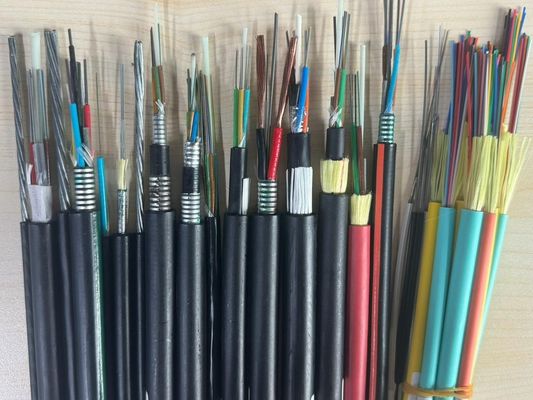 12 Core GYXTW Outdoor SM Fiber Optic Cable Unitube Armored With Steel Tape 6mm 7mm 8mm Fiber Optic Cable
